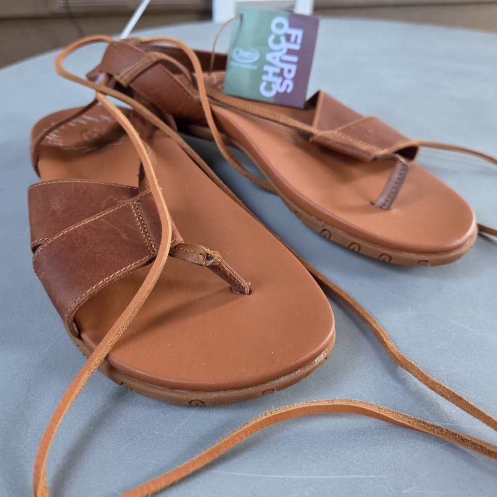 NWT Chaco Flips Sage Maple Gladiator Sandals Size 6